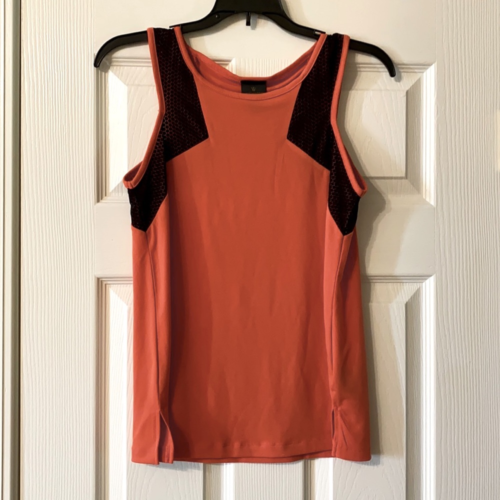 Peach and Black Tank